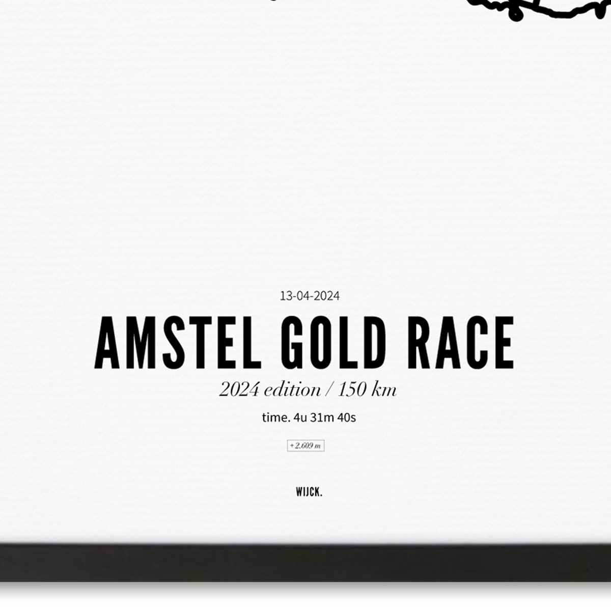 Poster von Amstel Gold Race 2024 - 150km | WIJCK.